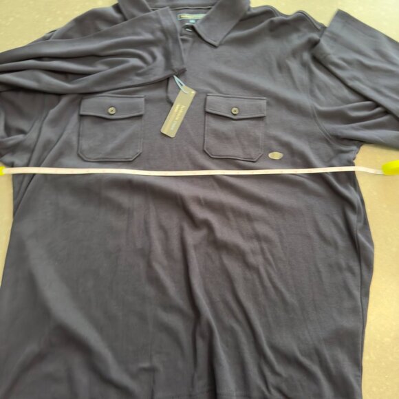 Van Heusen Men's Long Sleeve Never Tuck Knit Pullover - Picture 7 of 8